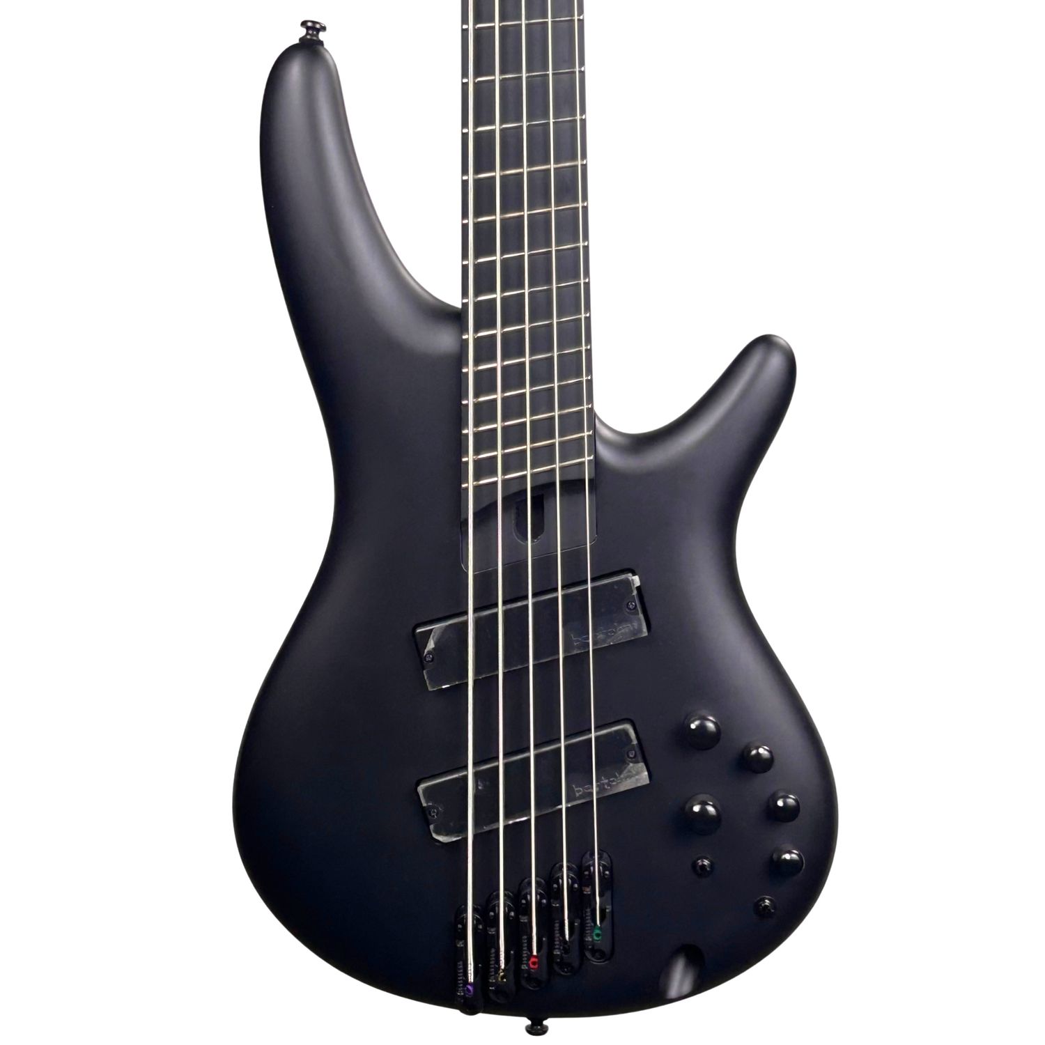 Ibanez SR Series Iron Label SRMS625EX 5-String Multi-Scale Bass Flat Black