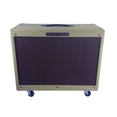 Fender Hot Rod Deluxe 112 Enclosure 80-Watt 1x12" Guitar Speaker Cabinet Lacquered Tweed (used)