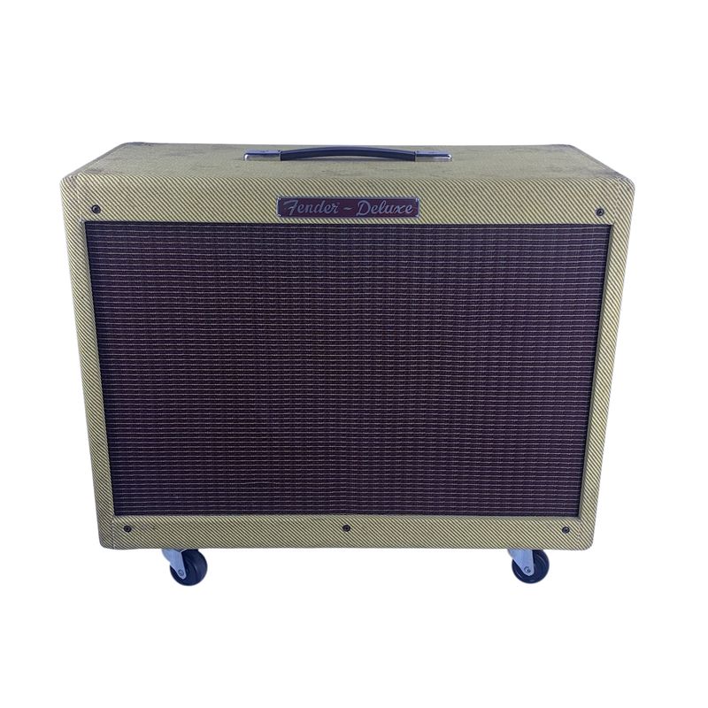 Fender Hot Rod Deluxe 112 Enclosure 80-Watt 1x12" Guitar Speaker Cabinet Lacquered Tweed (used)