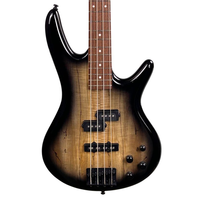 Ibanez SR Gio Series GSR200SM Spalted Maple 4-String Bass Natural Gray Burst