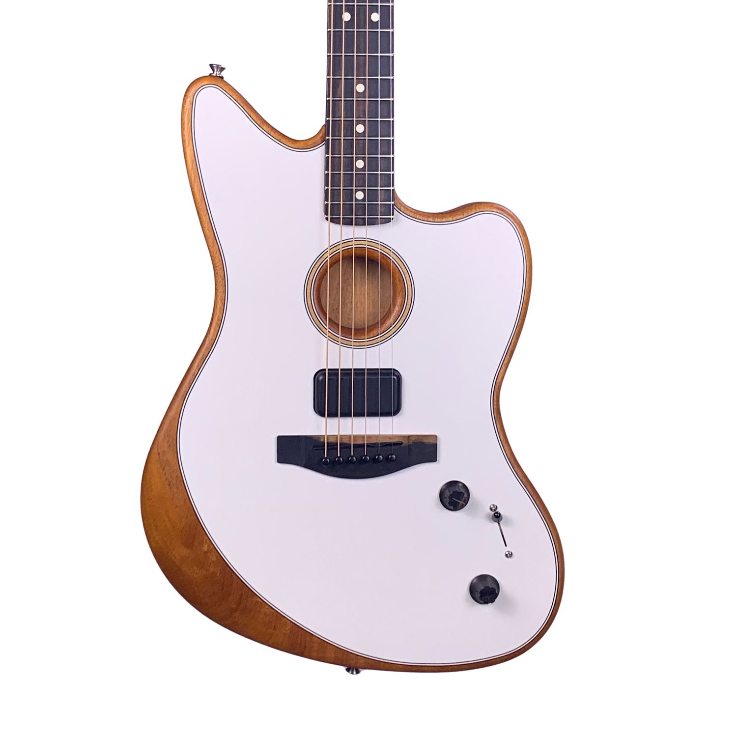 Fender American Acoustasonic Jazzmaster Artic White (Used)