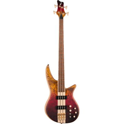 Jackson Pro Series Spectra Bass SBP IV, Caramelized Jatoba Fingerboard, Firestorm Fade