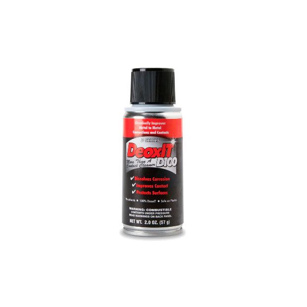 CAIG DeoxIT Contact Cleaner, 100% Spray 2 oz.
