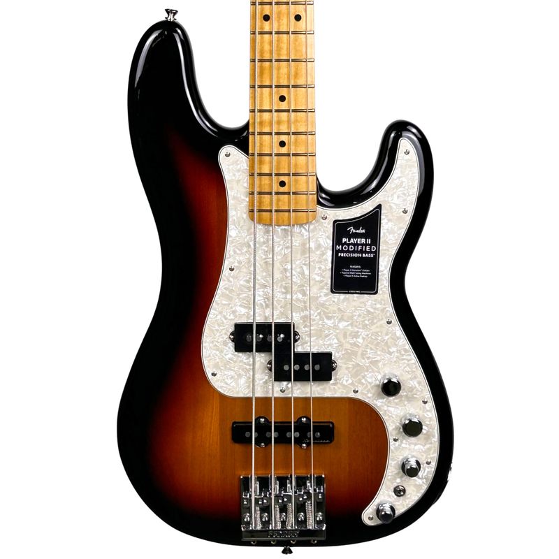Fender Player II Modified Active Precision Bass®, Maple Fingerboard, 3 Tone Sunburst