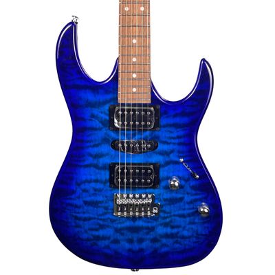 Ibanez GRX70QA RG Gio Electric Transparent Blue Burst