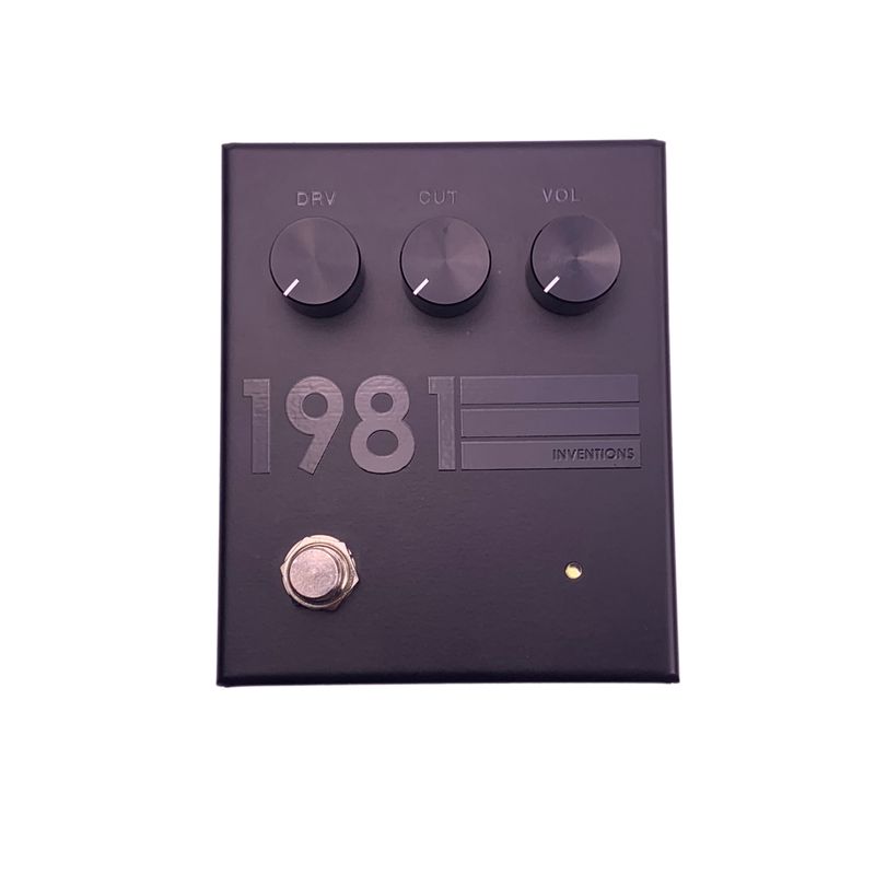 1981 Inventions DRV Overdrive Pedal Limited Editon Blackout (Used)