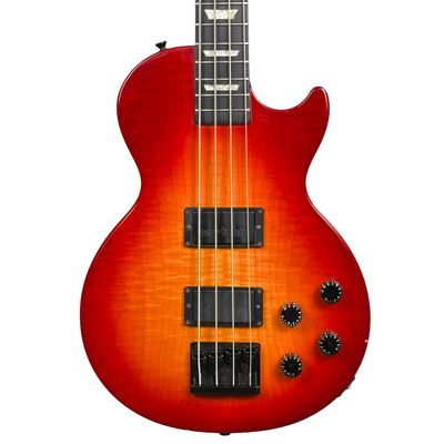 Gibson Les Paul LPB-2 Deluxe Plus Bass Bartolini Pickups Heritage Cherry Sunburst 1996 W/HSC