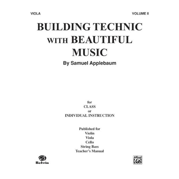 Building Technic With Beautiful Music, Viola Book II
