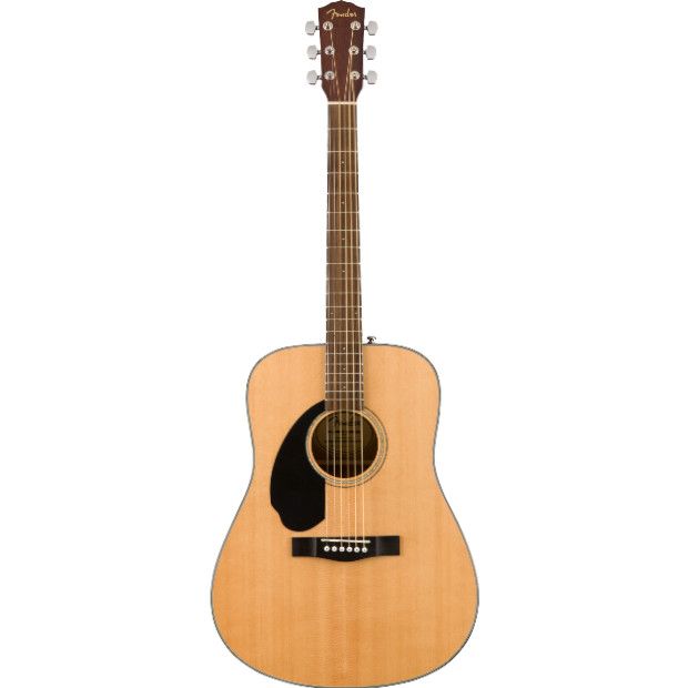 Fender CD-60S Left Hand, Walnut Fingerboard, Natural