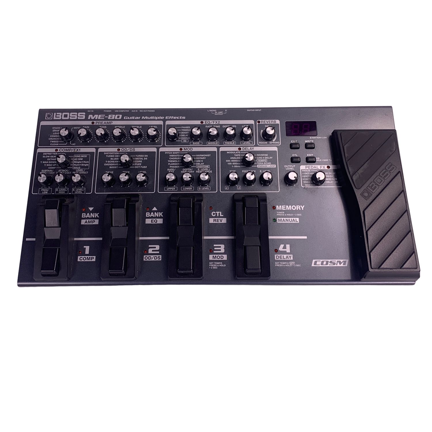 Boss ME-80 Guitar Multiple Effects Pedalboard (Used)