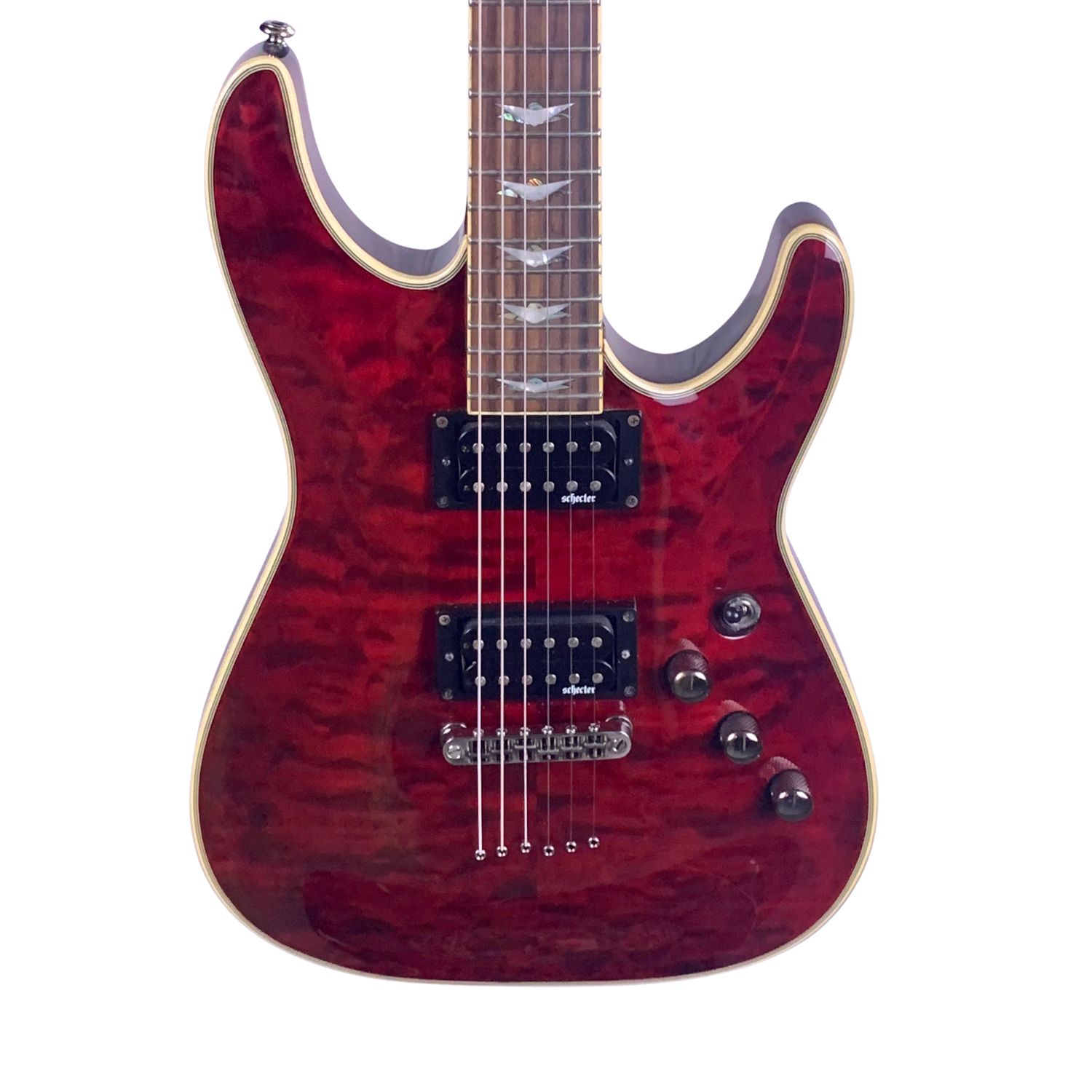 Schecter Omen Extreme-6 Black Cherry Electric Guitar (Used)
