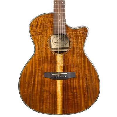 Krutz Koa Apex Grand Auditorium 6-String Guitar - 372