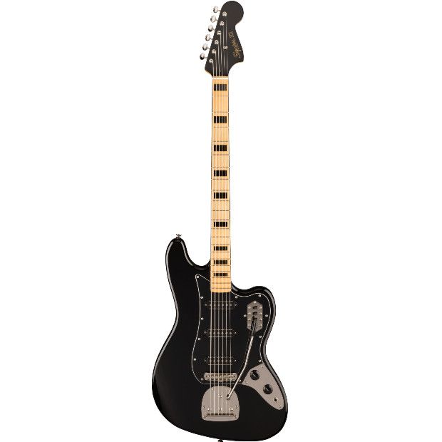 Squier FSR Classic Vibe™ Bass VI, Maple Fingerboard, Black Pickguard, Matching Headstock, Black