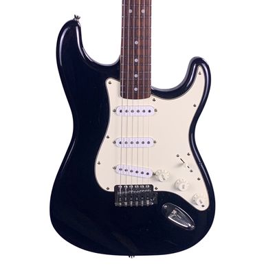 Squier Strat Electric Guitar Black (Used)