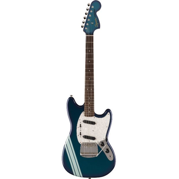 Squier  FSR Classic Vibe™ '60s Mustang®, Laurel Fingerboard, White Pearloid Pickguard, Matching Headstock, Competition Burgundy