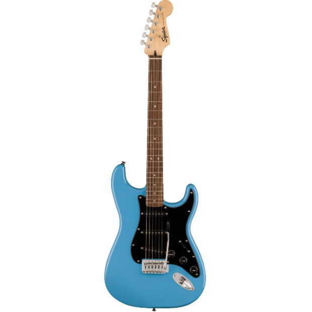 Squier Sonic® Stratocaster®, Laurel Fingerboard, Black Pickguard, California Blue