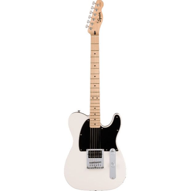 Squier Sonic® Esquire® H, Maple Fingerboard, Black Pickguard, Arctic White