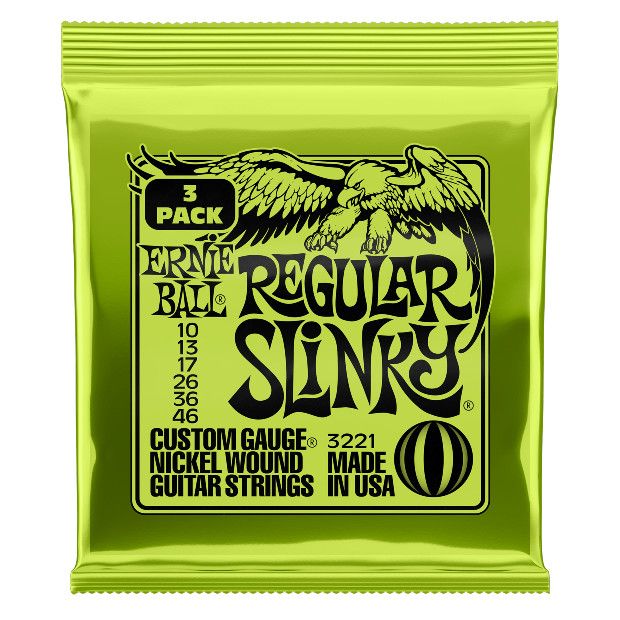 Ernie Ball 3221 Regular Slinky 3 Pk - 10-46 Gauge
