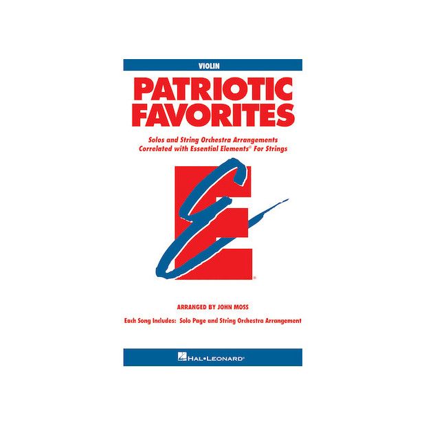 Patriotic Favorites for Strings Violin Book (Parts 1/2)