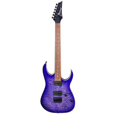 Ibanez RG Standard Series RG421QM Cerulean Blue Burst