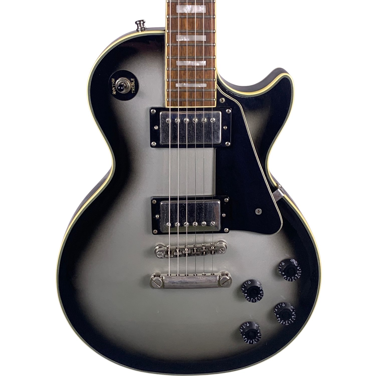 Epiphone Les Paul Custom Silverburst Electric Guitar (Used)