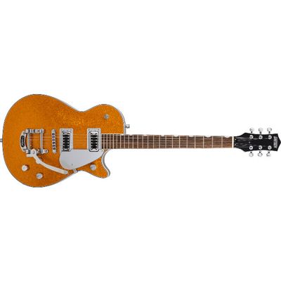 Gretsch G5230T Electromatic® Sparkle Jet™ FT Single-Cut with Bigsby®, Laurel Fingerboard, Gold Sparkle