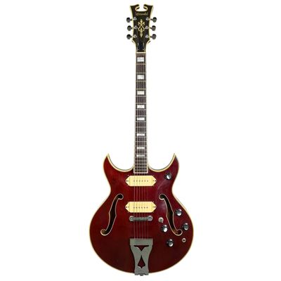 1960s Standel 510-C Cherry Hollow Body Electric Guitar W/OHSC (Used)