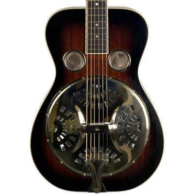 Recording King Maxwell Roundneck Resonator Vintage Sunburst (Used)