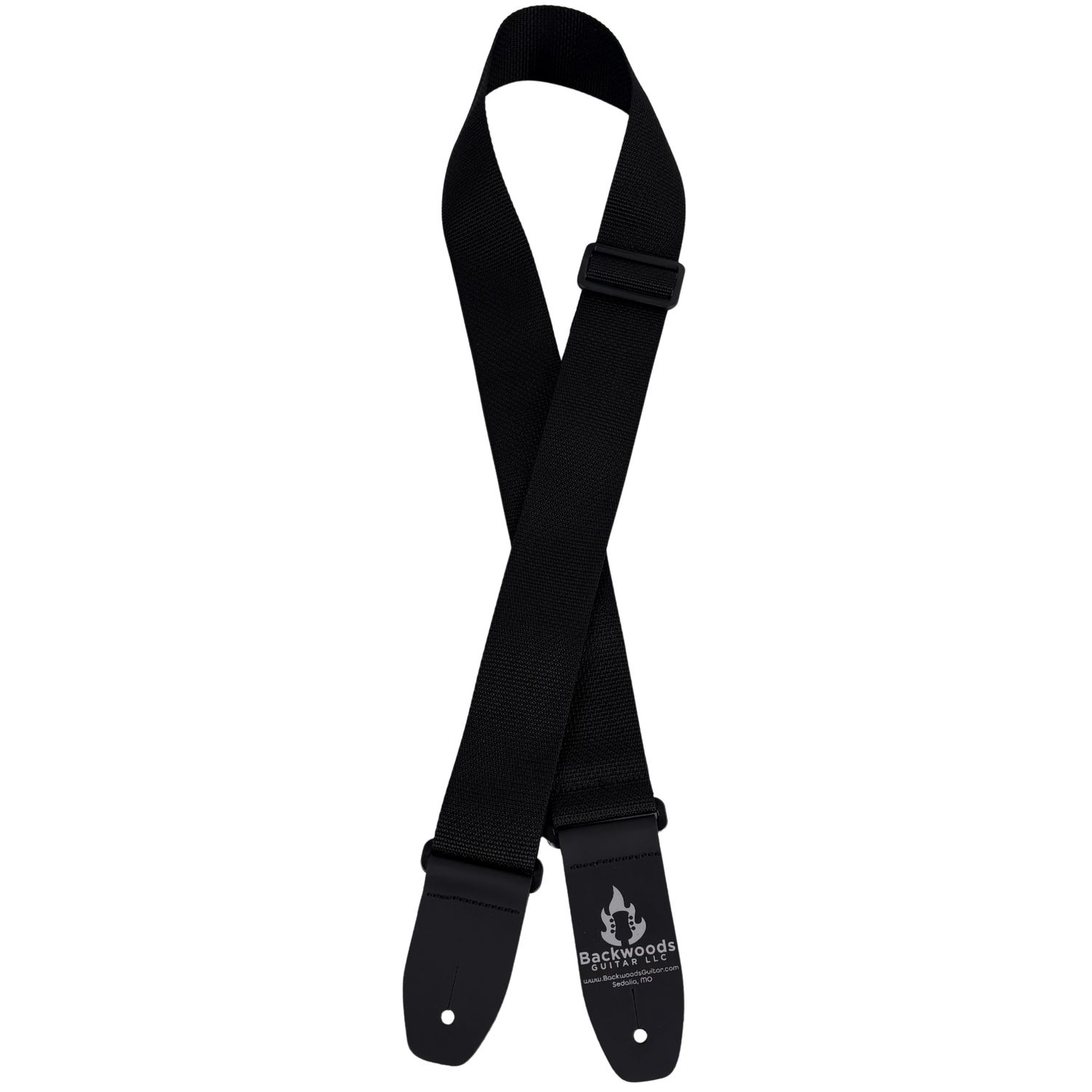 Backwoods 2" Standard Poly Strap Black