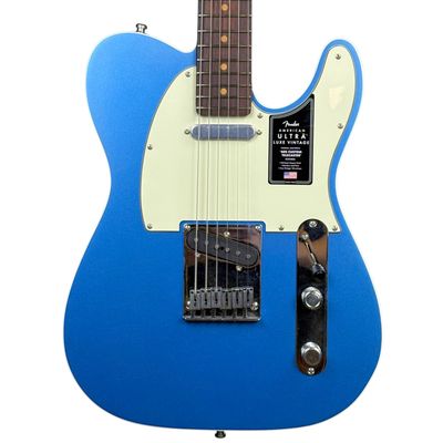 Fender American Ultra Luxe Vintage '60s Custom Telecaster, Rosewood Fingerboard, Lake Placid Blue