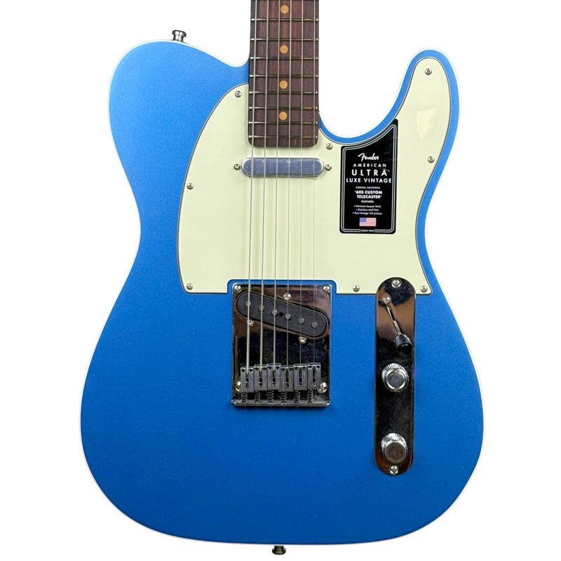 Fender American Ultra Luxe Vintage '60s Custom Telecaster, Rosewood Fingerboard, Lake Placid Blue