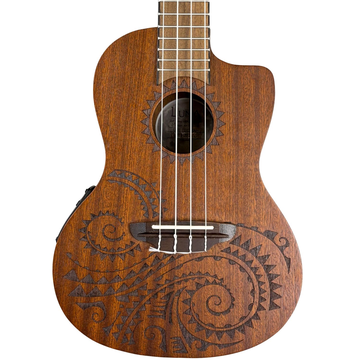 Luna Guitars Concert Tattoo Ukulele (Used)