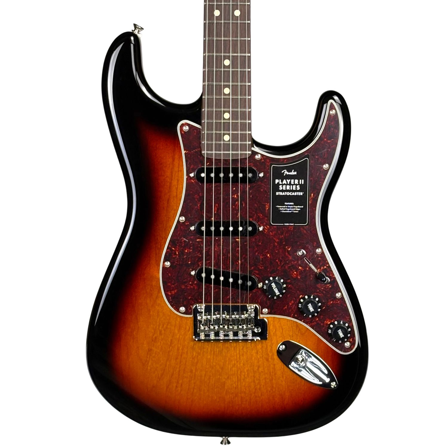 Fender Limited Edition Player II Stratocaster, Rosewood Fretboard, 3-Color Sunburst