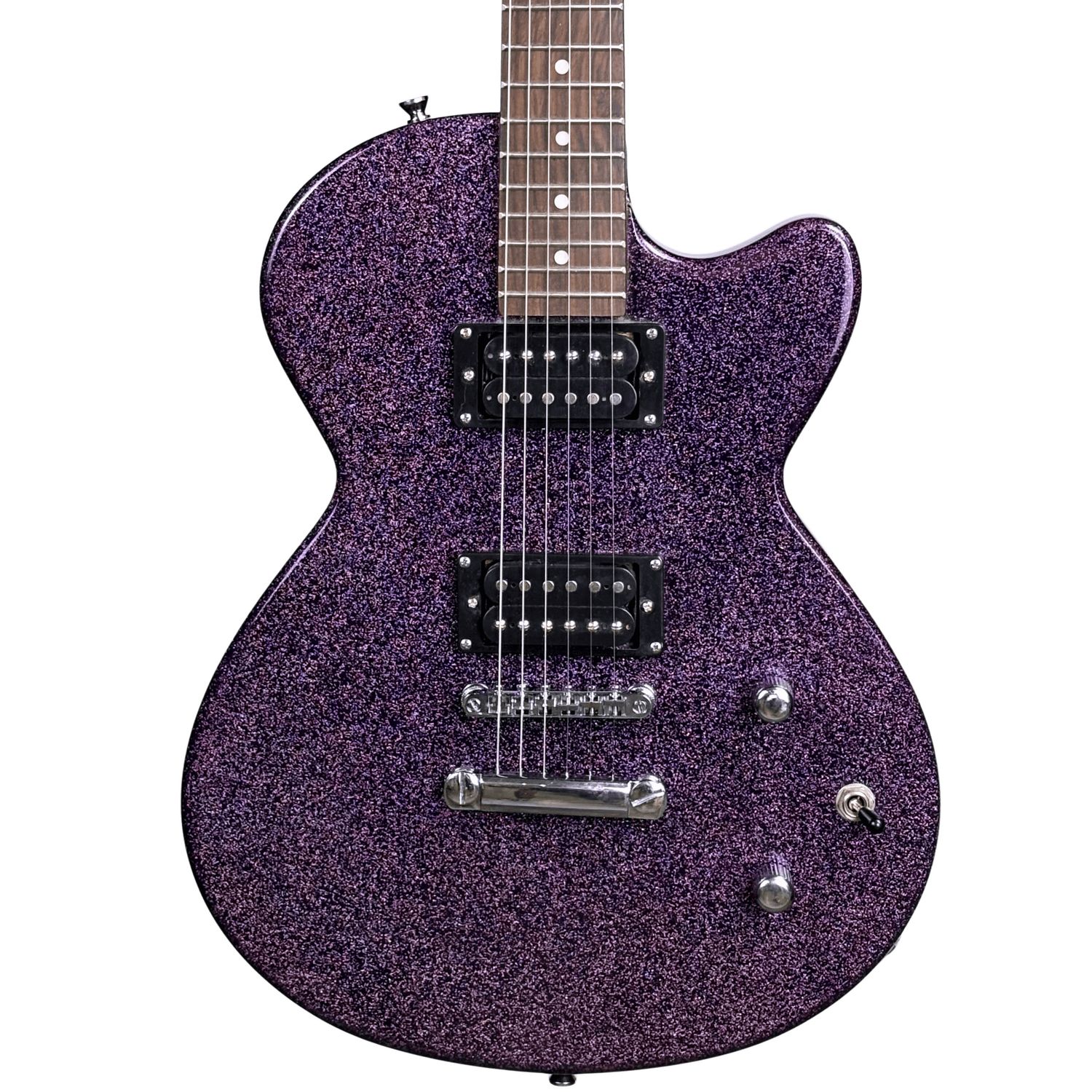 Daisy Rock Debutante Rock Candy LP Cosmic Purple Sparkle Electric Guitar (Used)