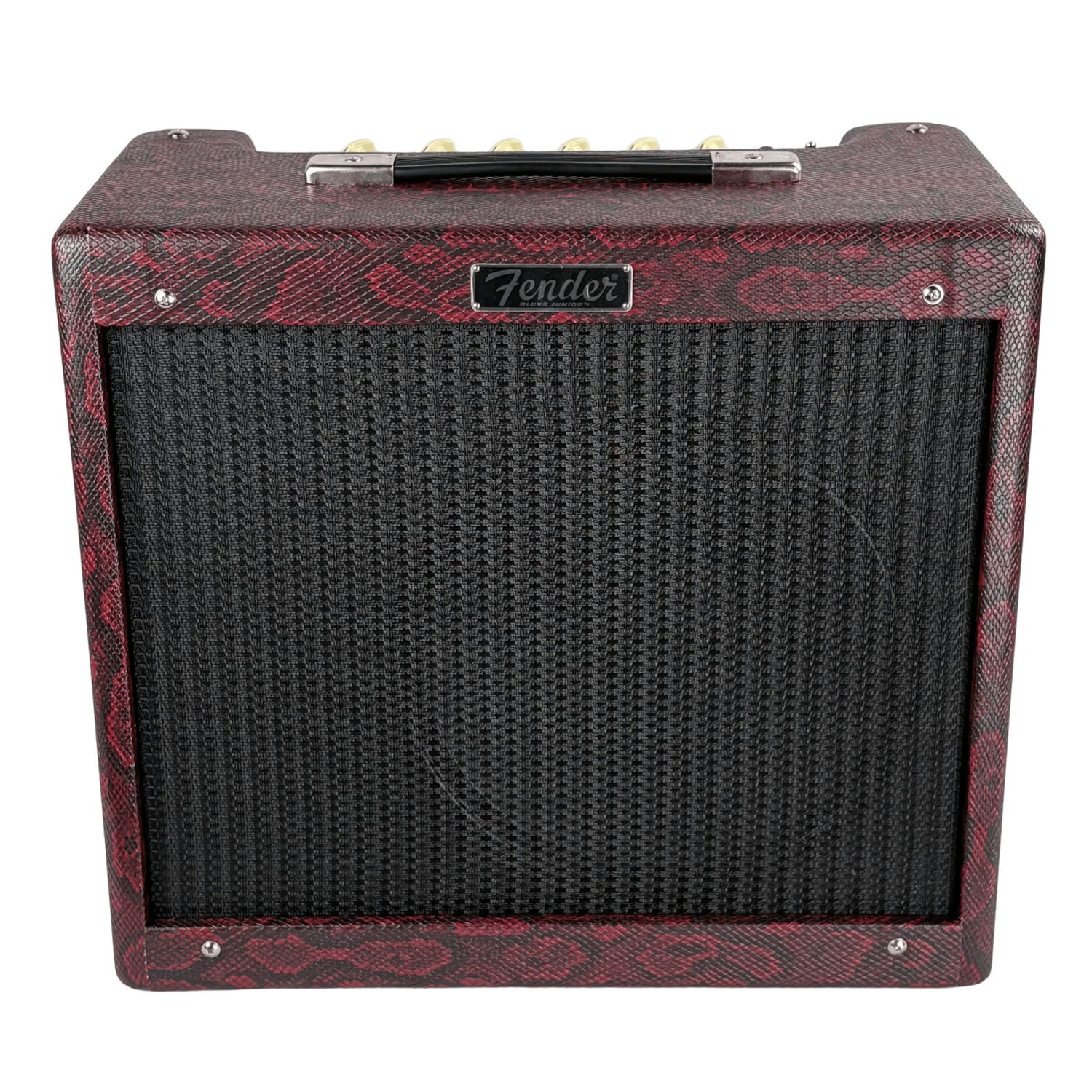 Fender Blues Junior IV Red Snakeskin Eminence Texas Heat 120V