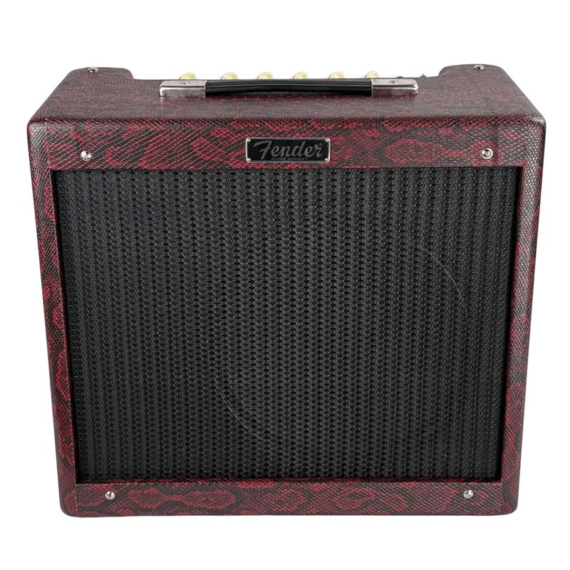 Fender Blues Junior IV Red Snakeskin Eminence Texas Heat 120V
