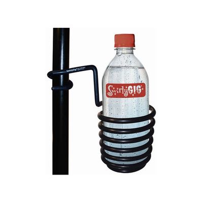 The SwirlyGig II Drink Holder for 1 inch. Tubing -Black