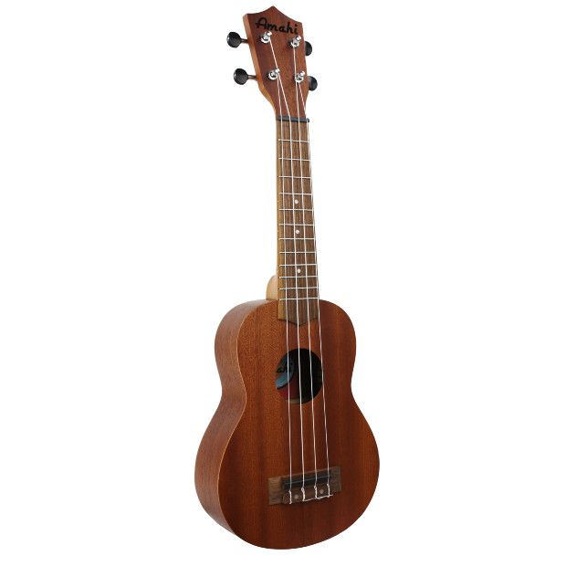 Amahi Mahogany Traditional Shape Ukulele, Soprano