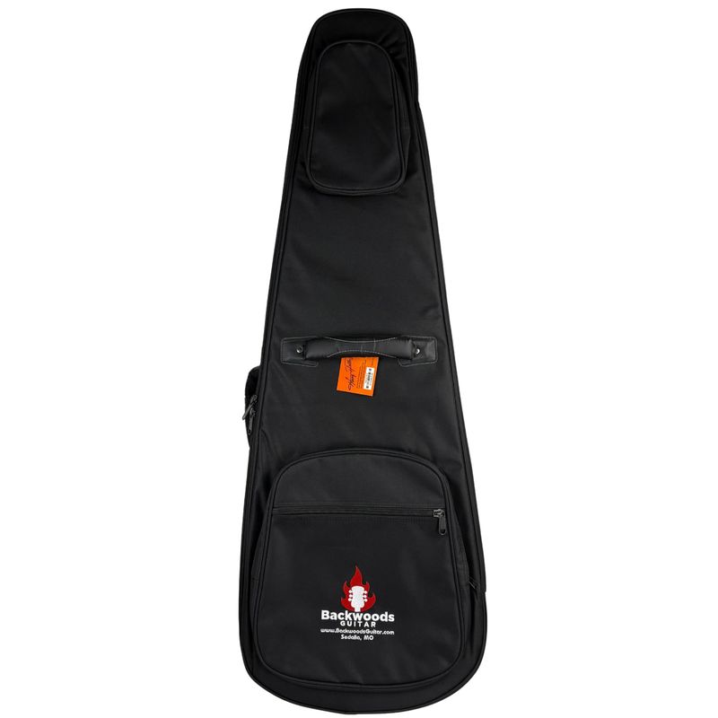 Henry Heller "Backwoods" Deluxe Tear Drop Bass Guitar Case - Burgundy