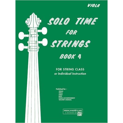 Solo Time for Strings, Viola Book 4