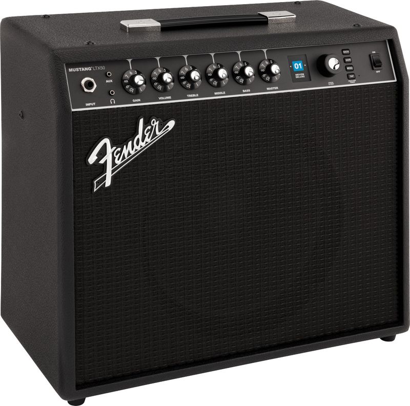 Fender Mustang LTX50 50-Watt 1x12-inch Combo Amplifier, 120V