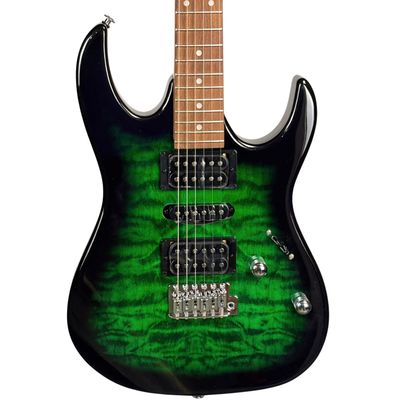 Ibanez GRX70QA Transparent Emerald Burst
