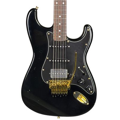 Fender Squier Stratocaster SQ Series MIJ 1983-84 Black W/Upgrades & HSC (Used)