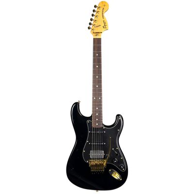 Fender Squier Stratocaster SQ Series MIJ 1983-84 Black W/Upgrades &amp; HSC (Used)