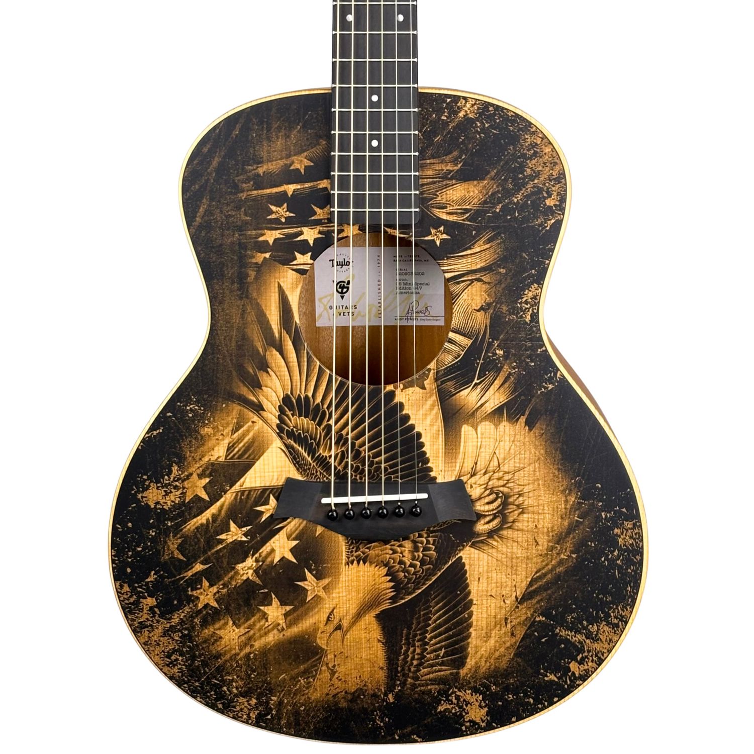 Taylor Guitars 4 Vets GS Mini Americana Special Edition - 5202