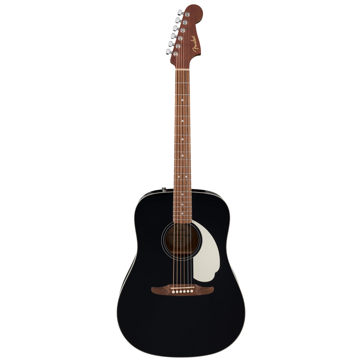 Fender California Standard Redondo, Spruce Top, Ivory Pickguard, Black