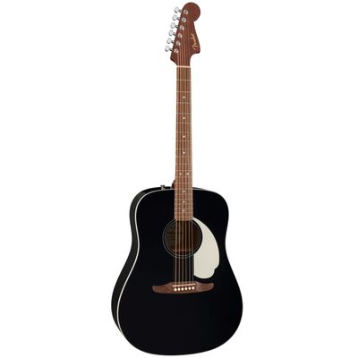Fender California Standard Redondo, Spruce Top, Ivory Pickguard, Black