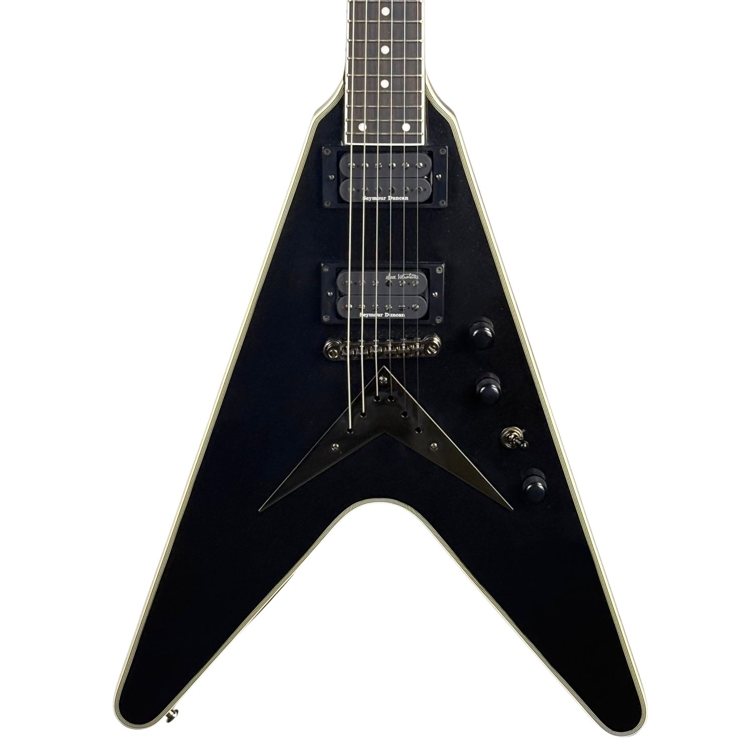 Epiphone Dave Mustaine Signature Flying V Custom Black Metallic 2022 W/HSC (Used)