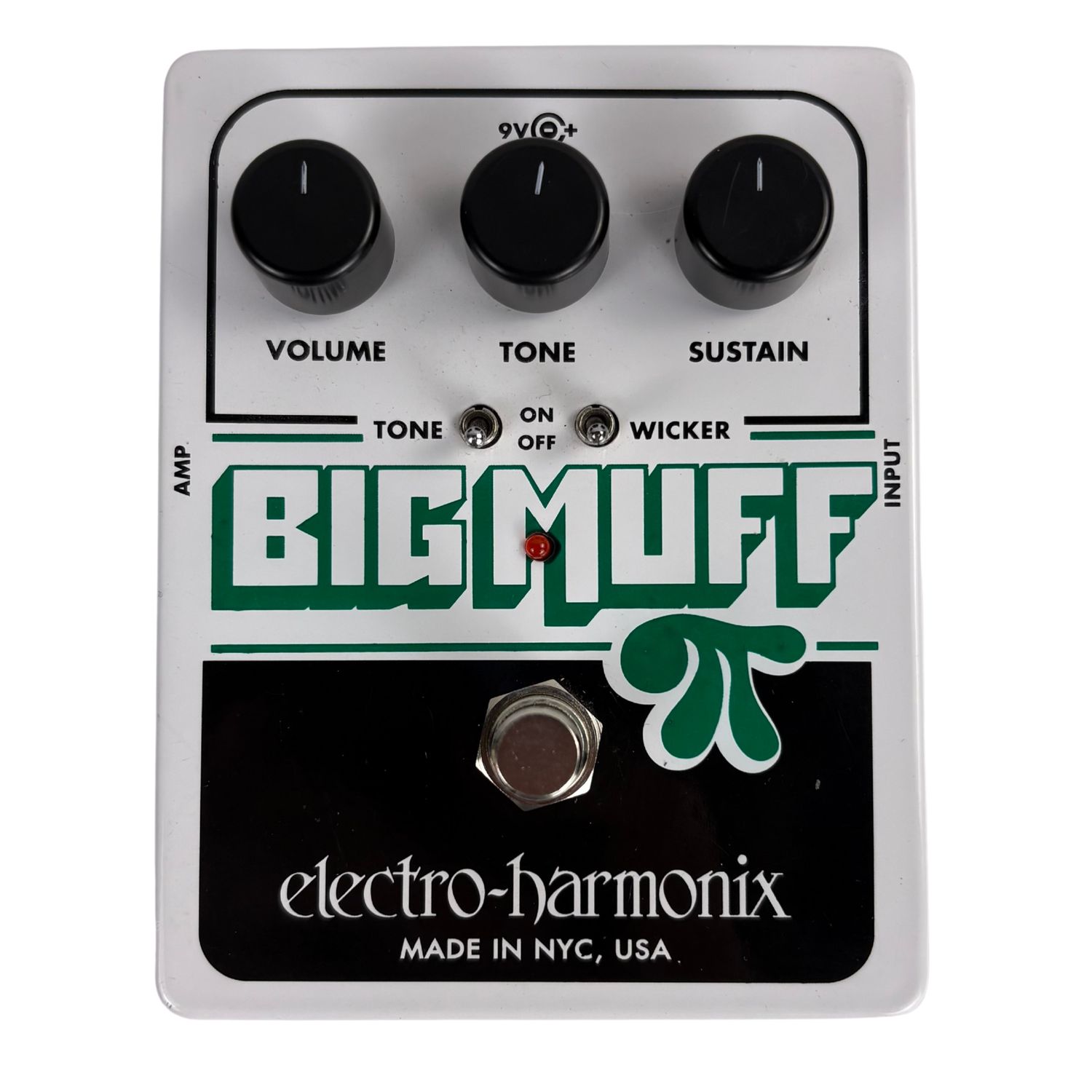 Electo-Harmonix Big Muff with Tone Wicker Green Pedal (Used)