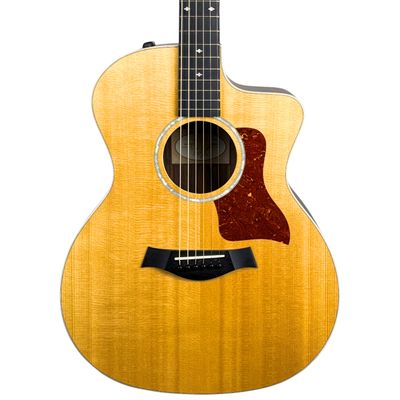 Taylor 214ce DLX Grand Auditorium Sitka Spruce/Indian Rosewood Natural W/HSC (Used)